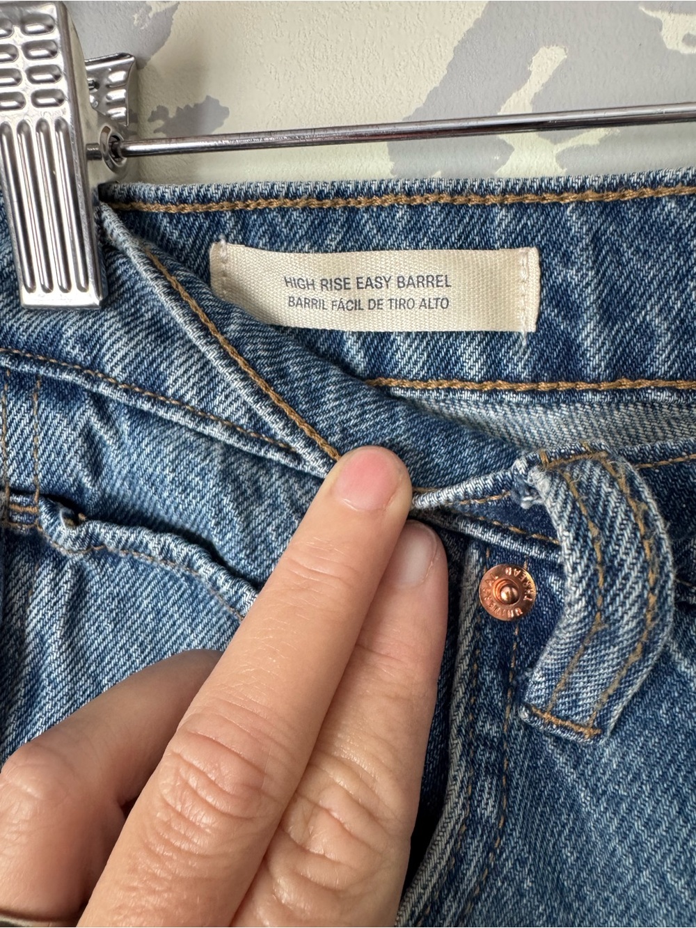 Universal Thread high rise denim barrel jeans size 12 - Picture 5 of 5